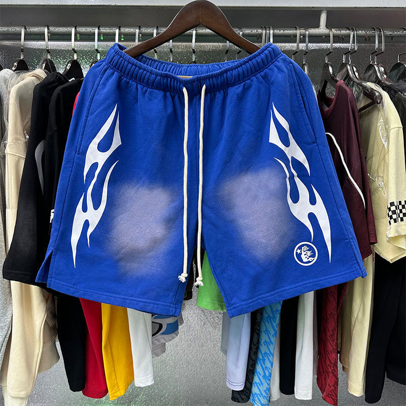 Hellstar Shorts Retro abstract print