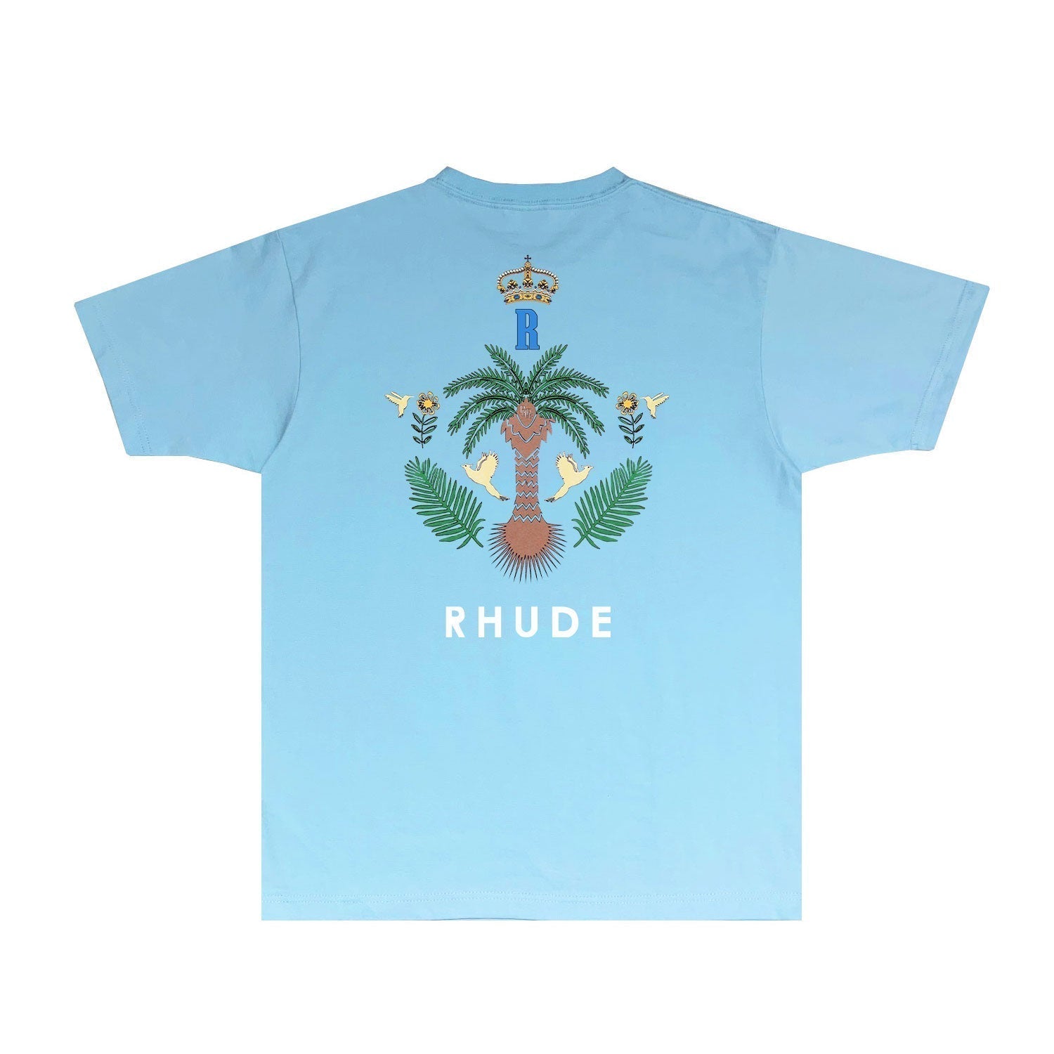 Rhude T-shirts Printed Trendy Pure Cotton