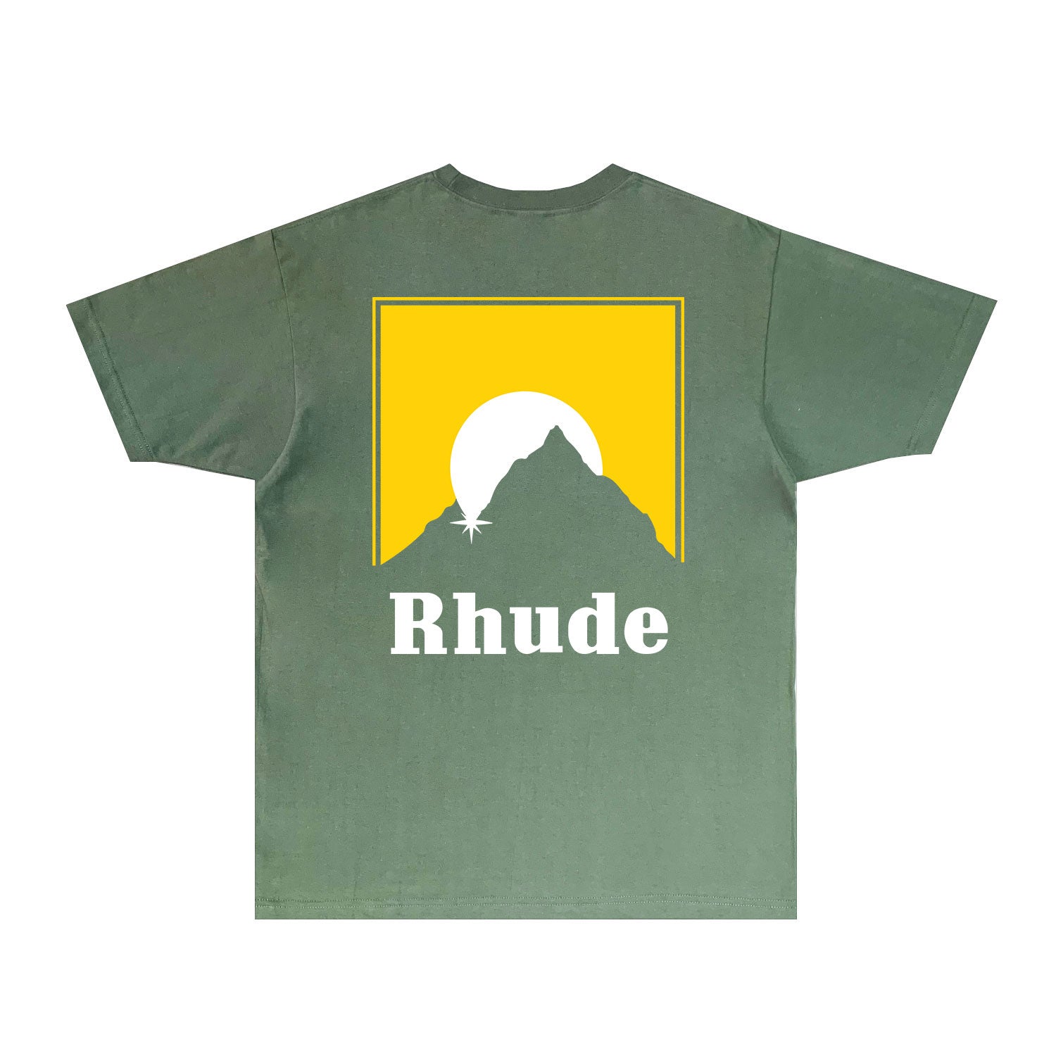 Rhude T-shirts Printed Trendy Pure Cotton