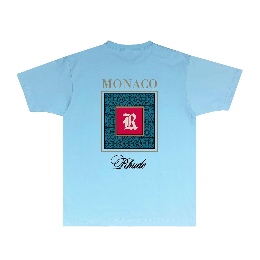 Rhude T-shirts Printed Trendy Pure Cotton