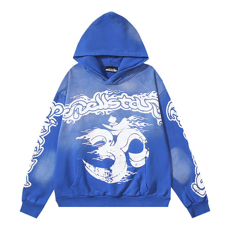 Hellstar Hoodie & Pants Wash Water Make Old Hoodies Sweater Trousers