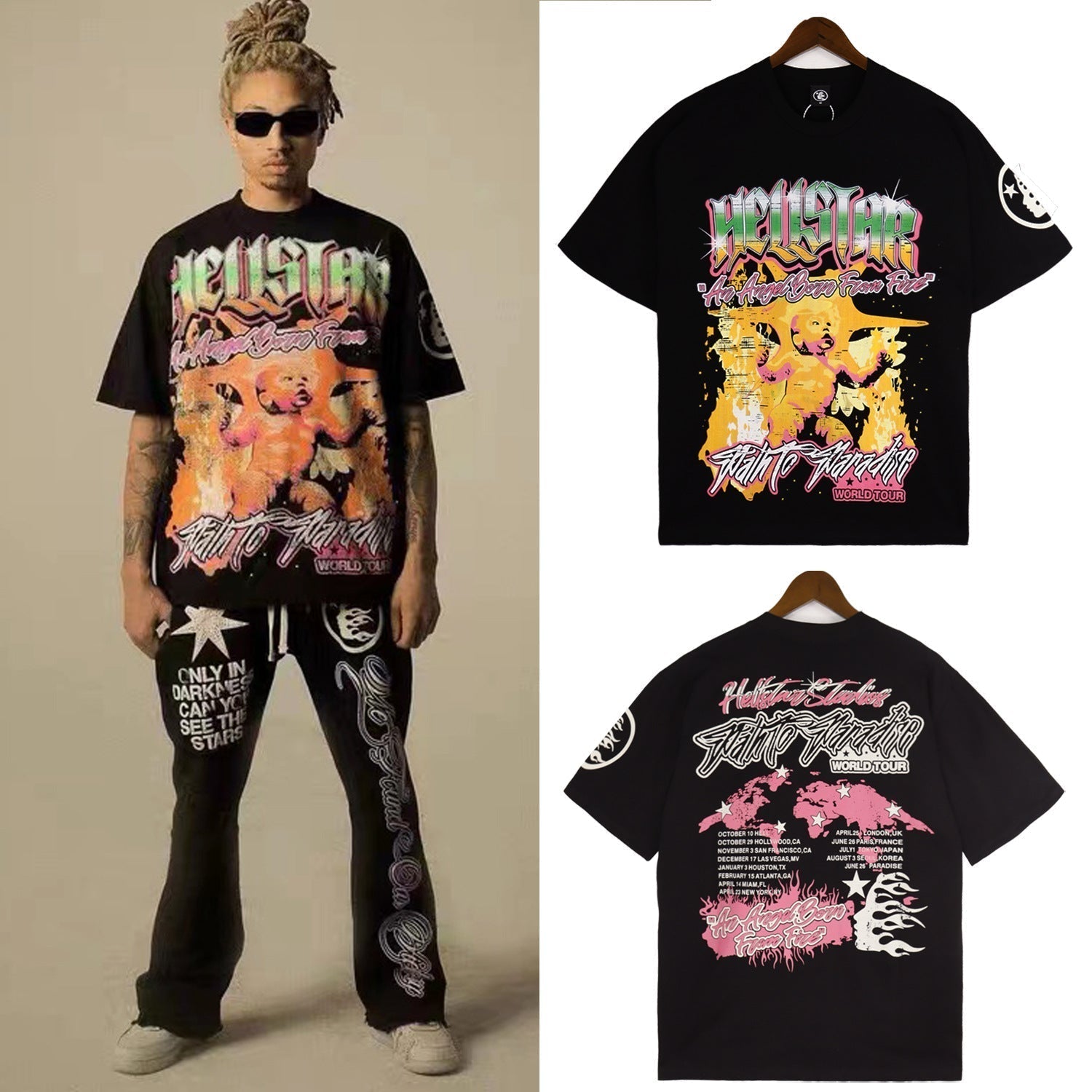 Hellstar T-shirt Angel Pure Cotton