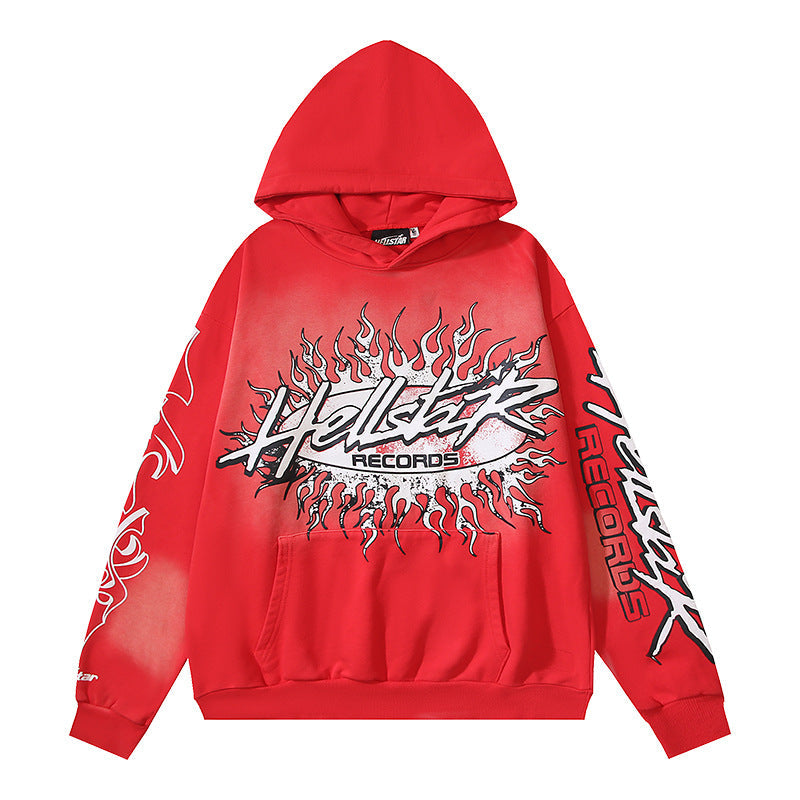 Hellstar Hoodie & Pants Wash Water Make Old Hoodies Sweater Trousers