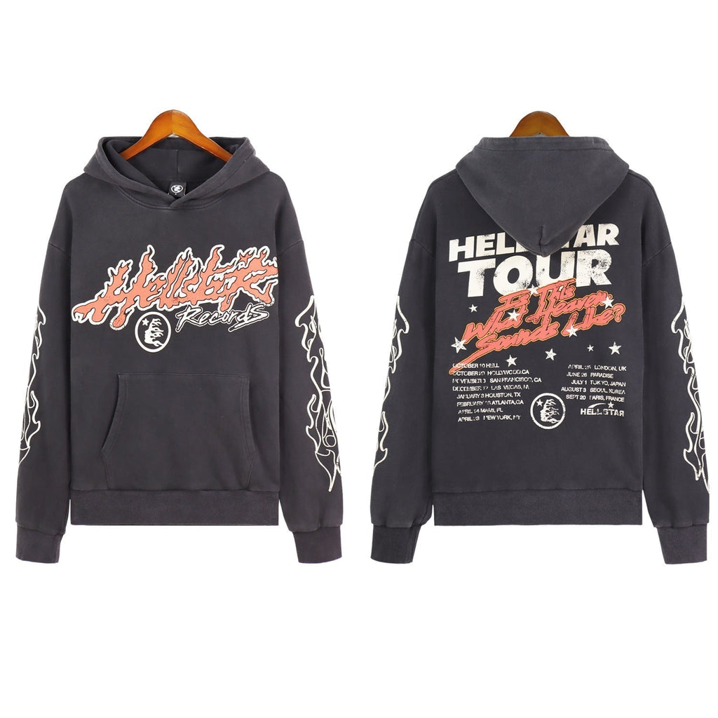 Hellstar Hoodie Vintage Distressed
