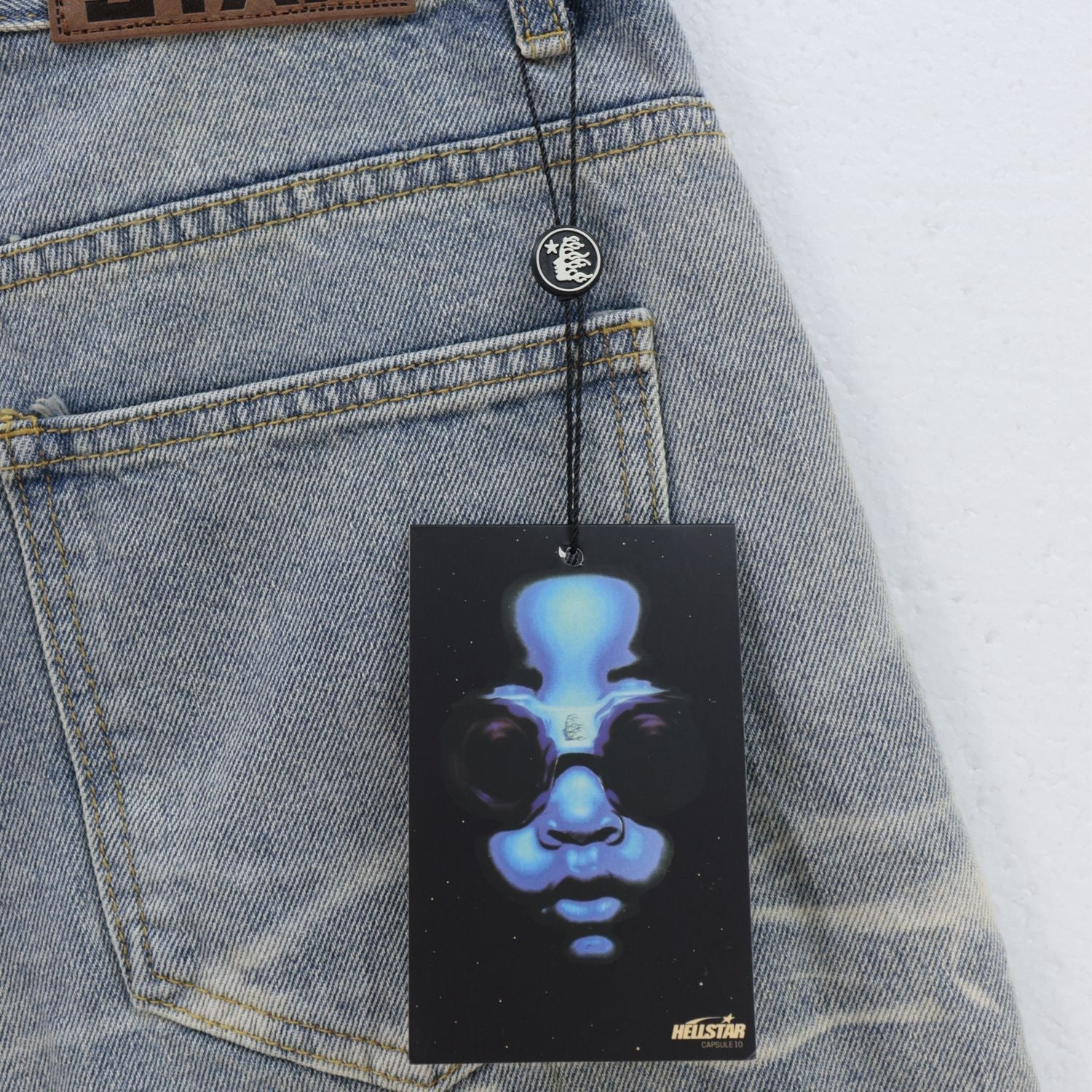 Hellstar Shorts Ripped Denim Shorts
