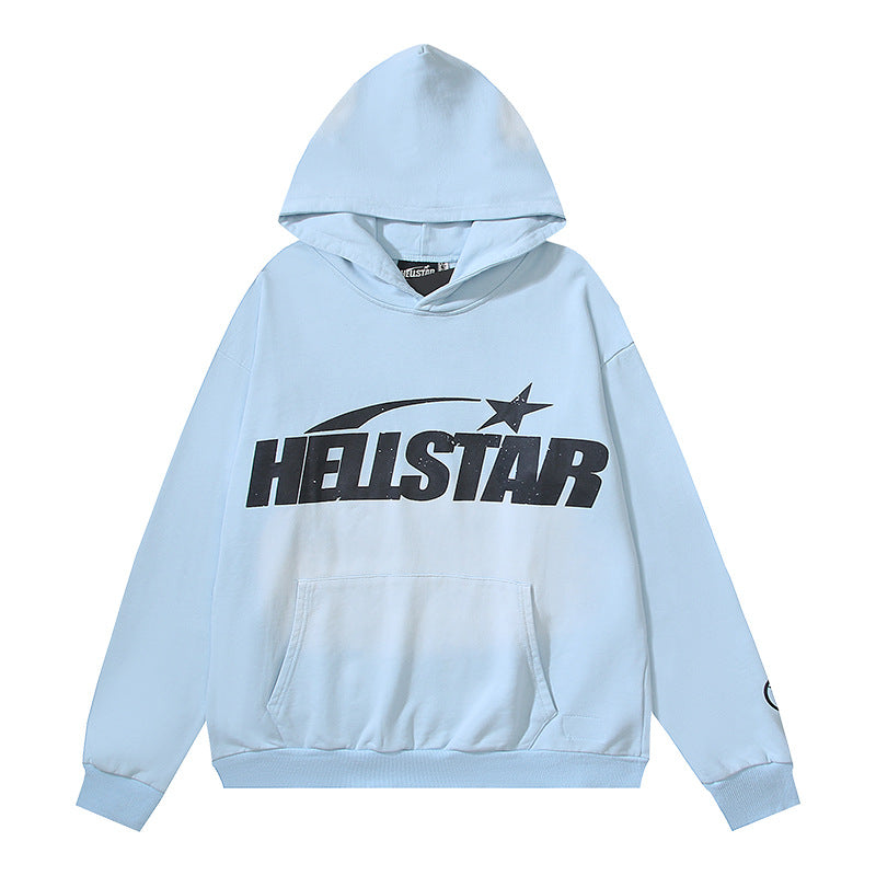 Hellstar Hoodie & Pants Wash Water Make Old Hoodies Sweater Trousers