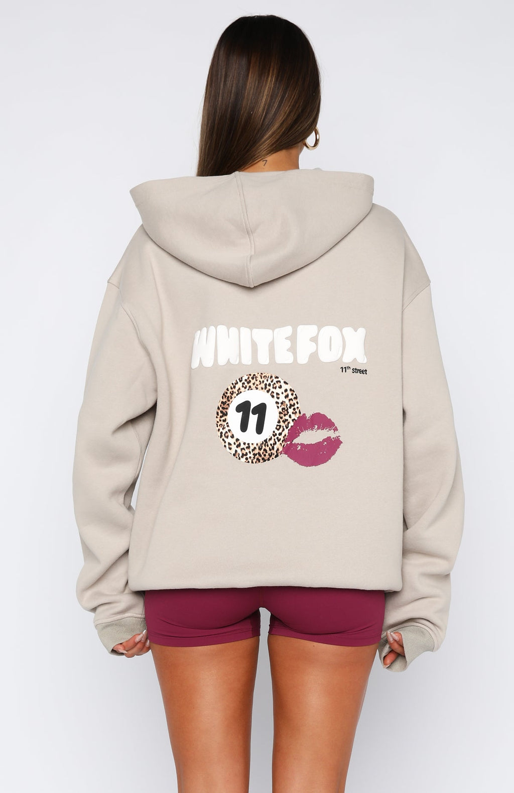 11th Street She's So Lucky Oversized Hoodie Moon Kiss