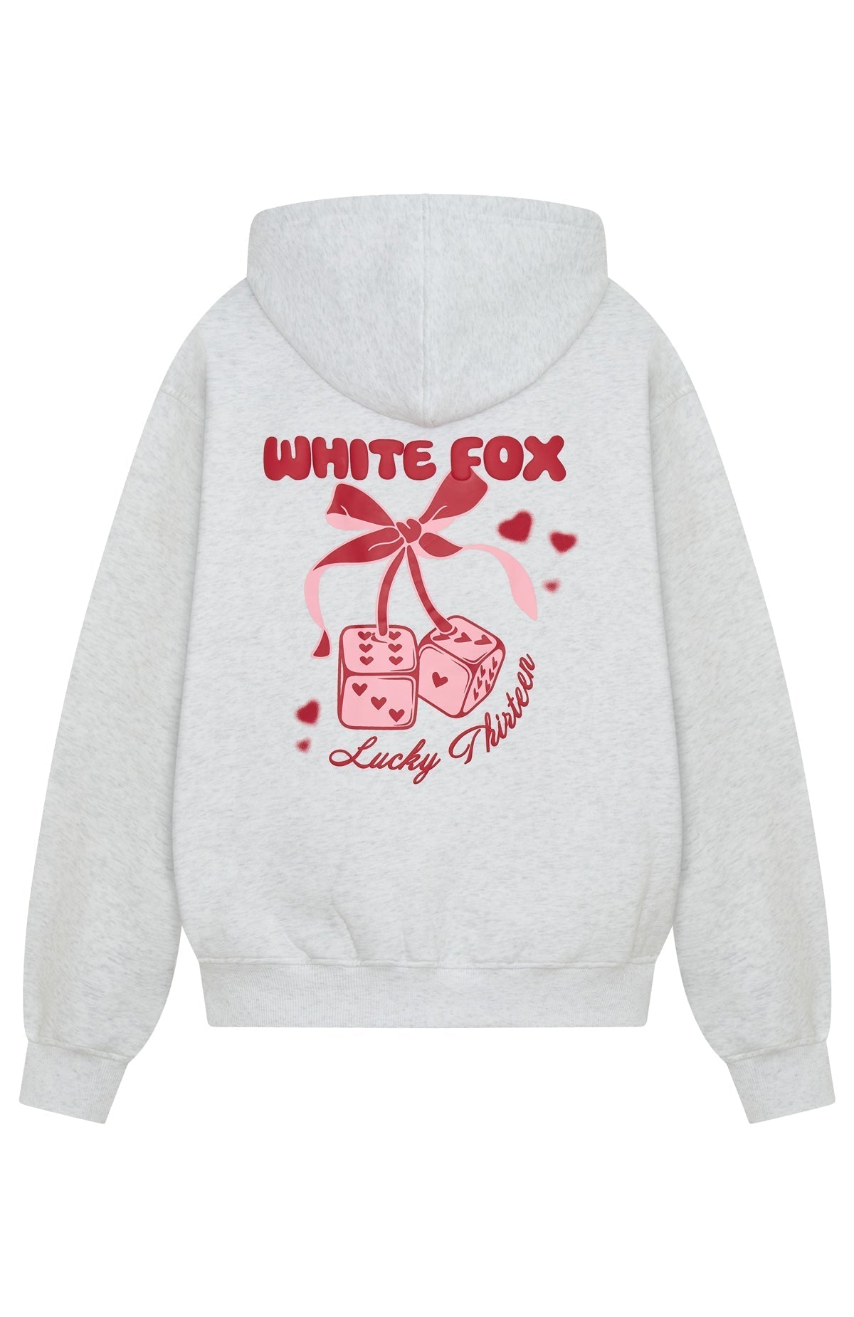 Lucky Thirteen Cheyenne Oversized Hoodie Grey Marle